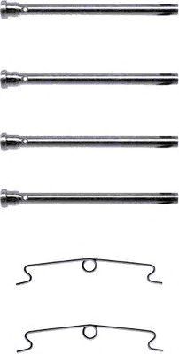 HELLA PAGID 8dz355202311 -  Комплектующие, колодки дискового тормоза